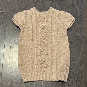 Joe Fresh oatmeal sweater dress 12-18
